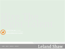 Tablet Screenshot of lelandshaw.com